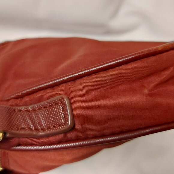 Prada Cherry Red Tessuto Sling Bag - Picture 6 of 11
